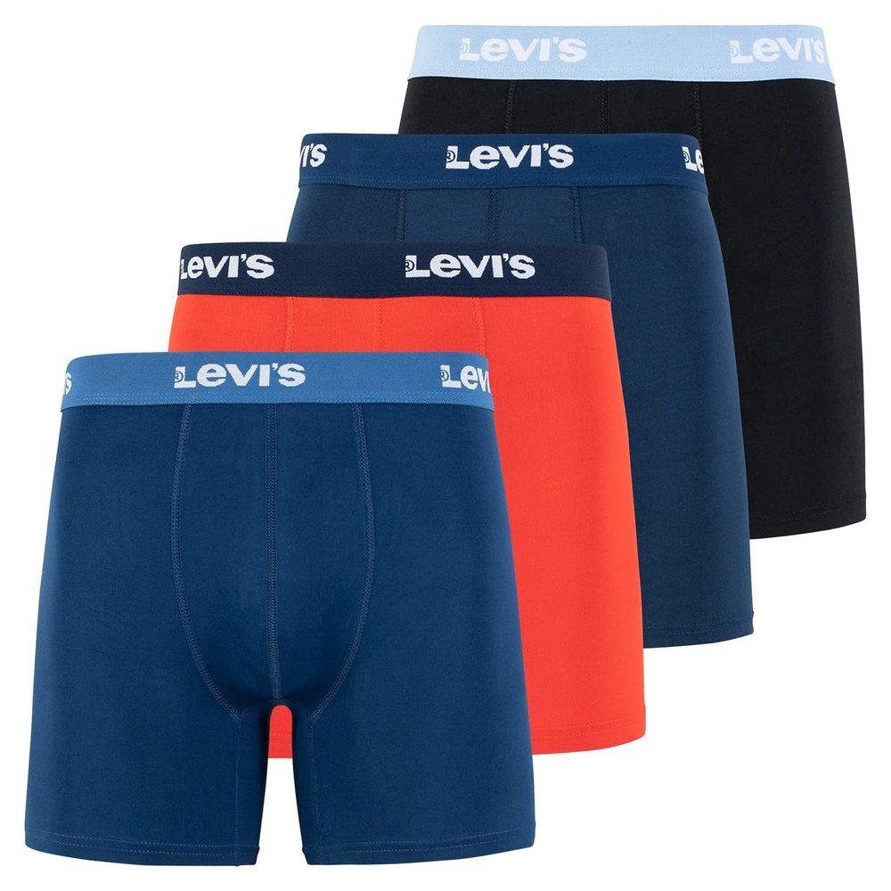NEW Levi's Mens Underwear Microfiber Boxer Brief for Men Ultra Soft 4 Pack